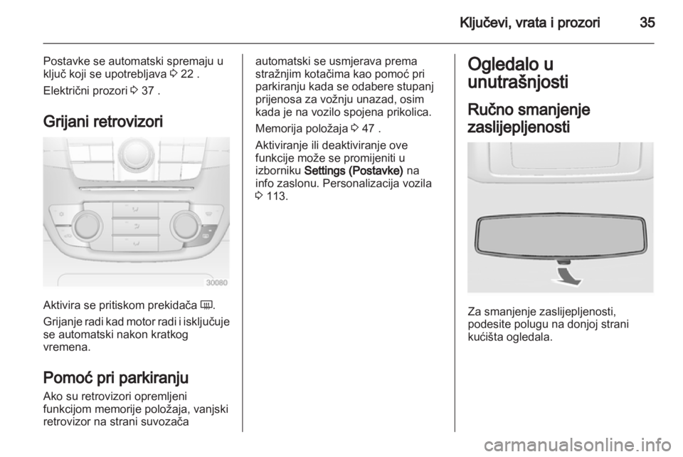 OPEL INSIGNIA 2013.5  Priručnik za vlasnika (in Croatian) 