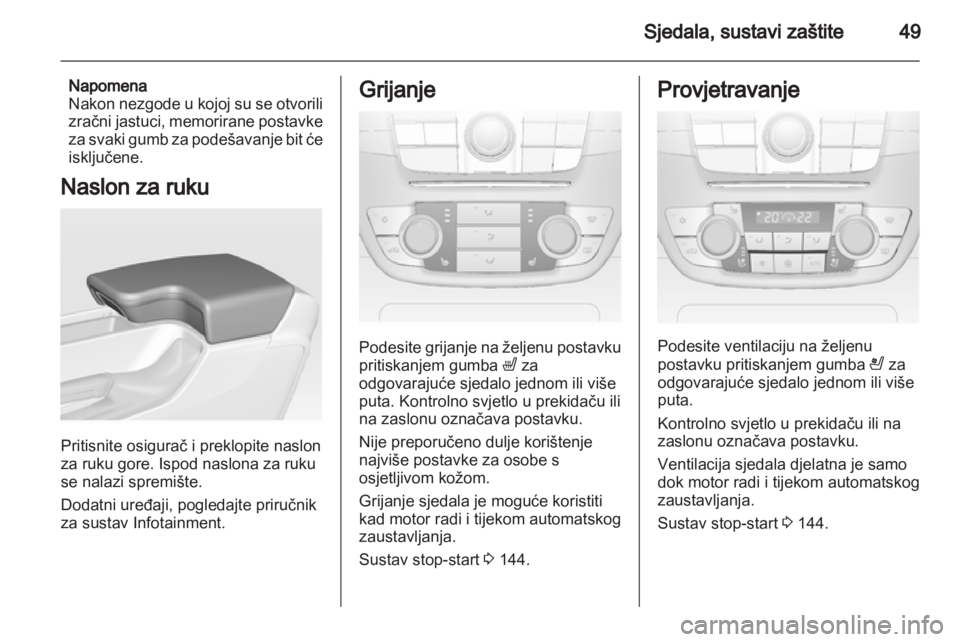 OPEL INSIGNIA 2013.5  Priručnik za vlasnika (in Croatian) 
