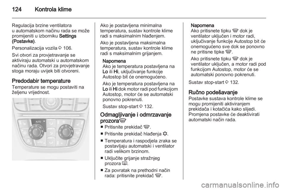 OPEL MERIVA 2012.5  Priručnik za vlasnika (in Croatian) 