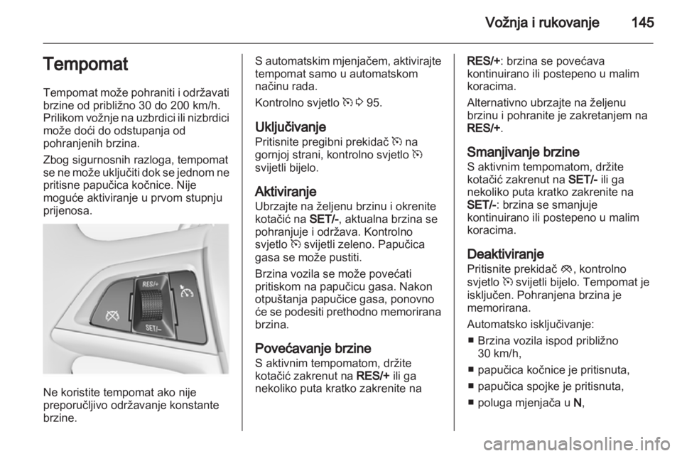 OPEL MERIVA 2012.5  Priručnik za vlasnika (in Croatian) 