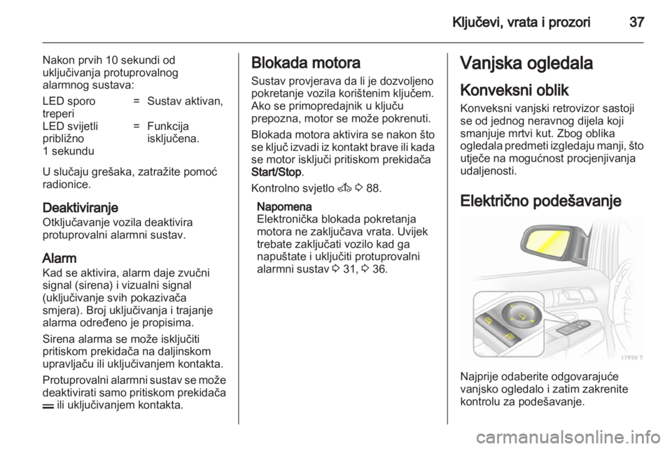 OPEL ZAFIRA 2011.5  Priručnik za vlasnika (in Croatian) 