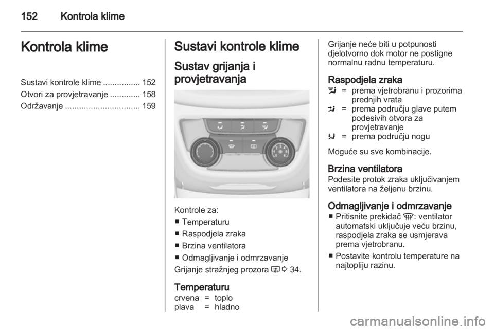 OPEL ZAFIRA TOURER 2013.5  Priručnik za vlasnika (in Croatian) 