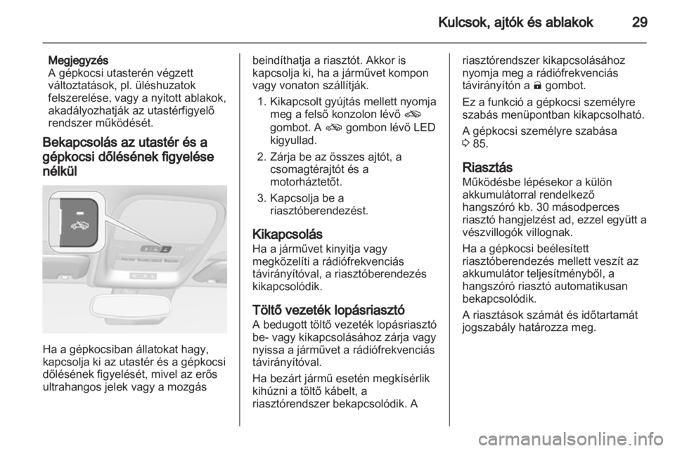 OPEL AMPERA 2012.5  Kezelési útmutató (in Hungarian) 