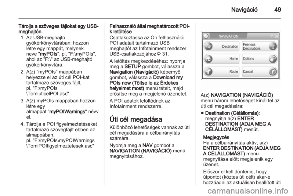 OPEL ANTARA 2012  Infotainment kézikönyv (in Hungarian) 