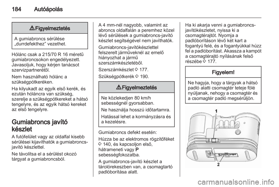 OPEL ANTARA 2012.5  Kezelési útmutató (in Hungarian) 