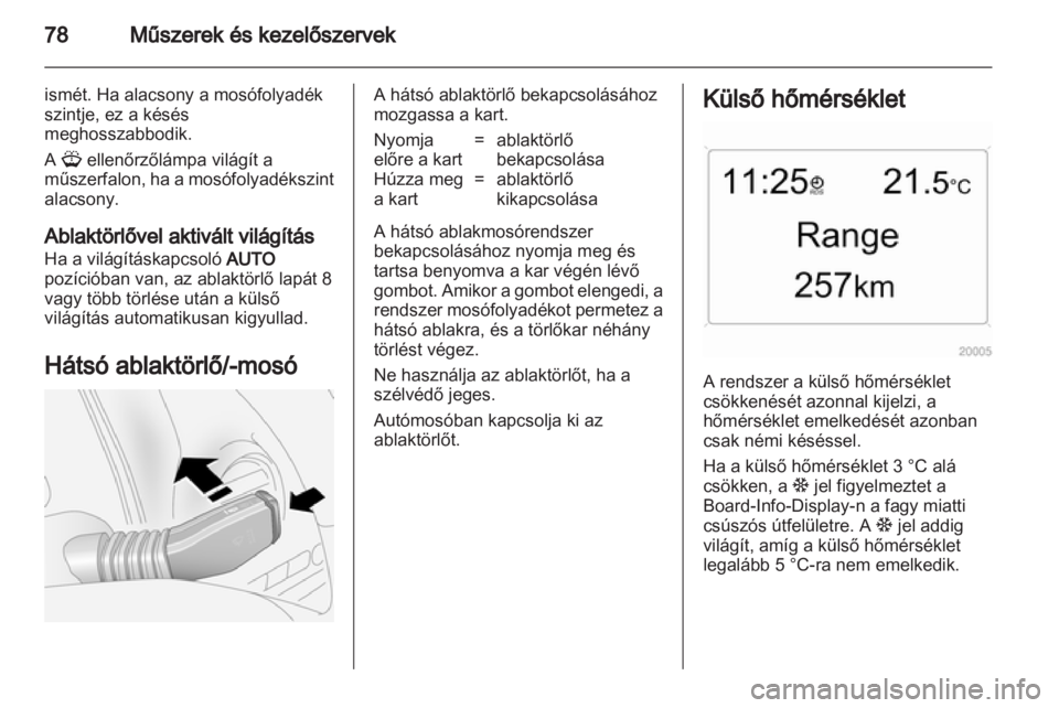 OPEL ANTARA 2013.5  Kezelési útmutató (in Hungarian) 