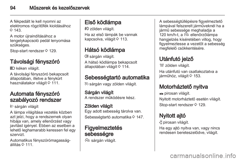 OPEL ANTARA 2013.5  Kezelési útmutató (in Hungarian) 