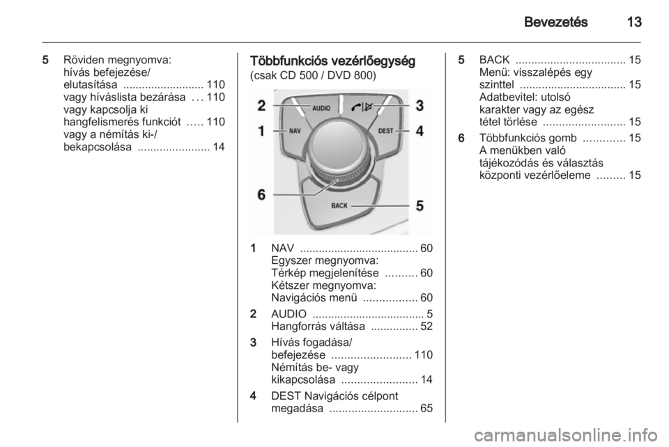 OPEL INSIGNIA 2011  Infotainment kézikönyv (in Hungarian) 