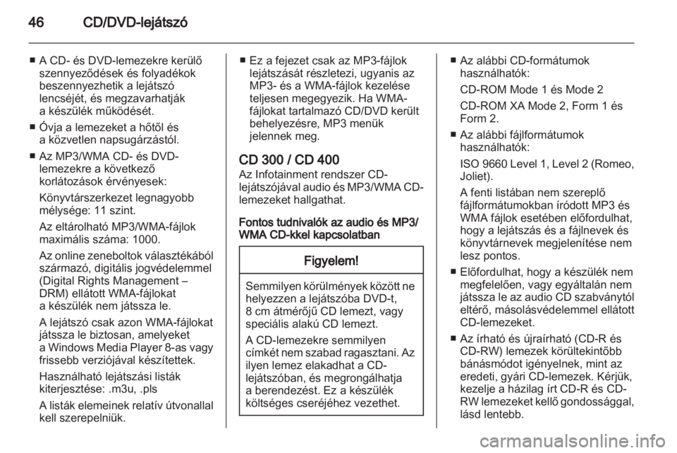 OPEL INSIGNIA 2011  Infotainment kézikönyv (in Hungarian) 