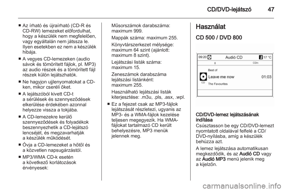 OPEL INSIGNIA 2011  Infotainment kézikönyv (in Hungarian) 