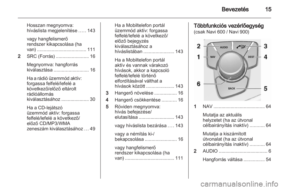 OPEL INSIGNIA 2013.5  Infotainment kézikönyv (in Hungarian) 