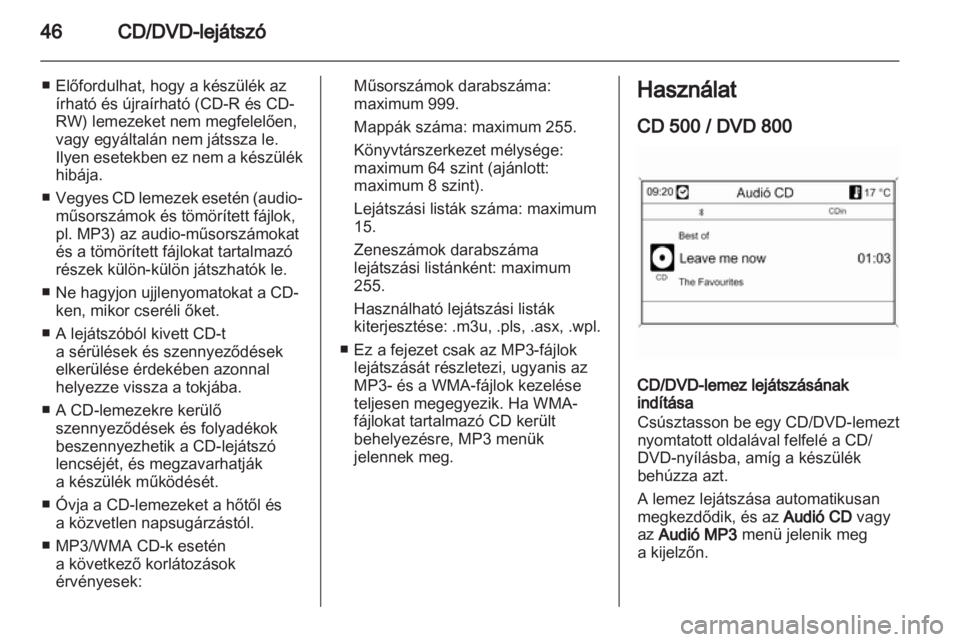 OPEL MERIVA 2011.25  Infotainment kézikönyv (in Hungarian) 