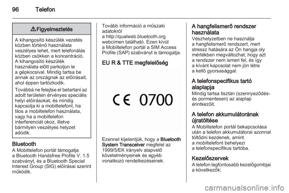 OPEL MERIVA 2011.5  Infotainment kézikönyv (in Hungarian) 