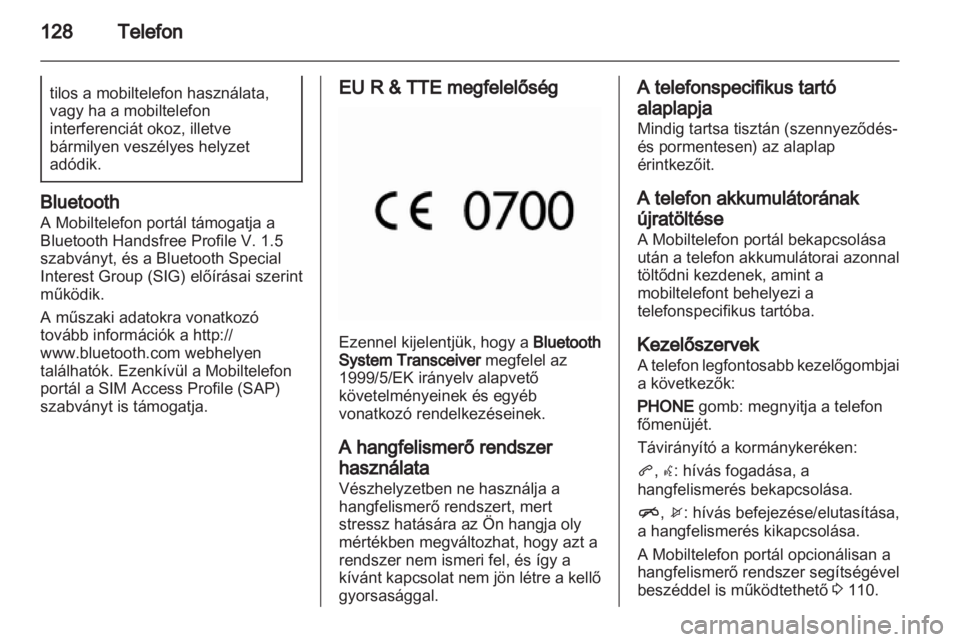 OPEL MERIVA 2013  Infotainment kézikönyv (in Hungarian) 