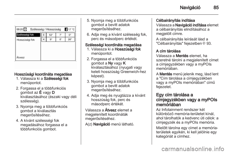 OPEL MERIVA 2013  Infotainment kézikönyv (in Hungarian) 