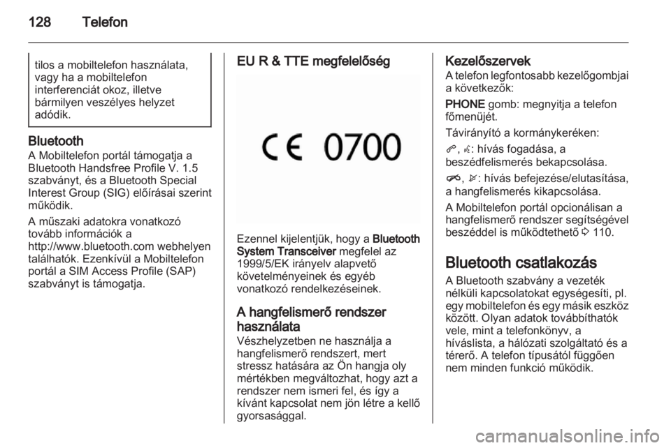 OPEL MERIVA 2013.5 Infotainment kézikönyv (in Hungarian) OPEL MERIVA 2013.5 Infotainment kézikönyv (in Hungarian)
