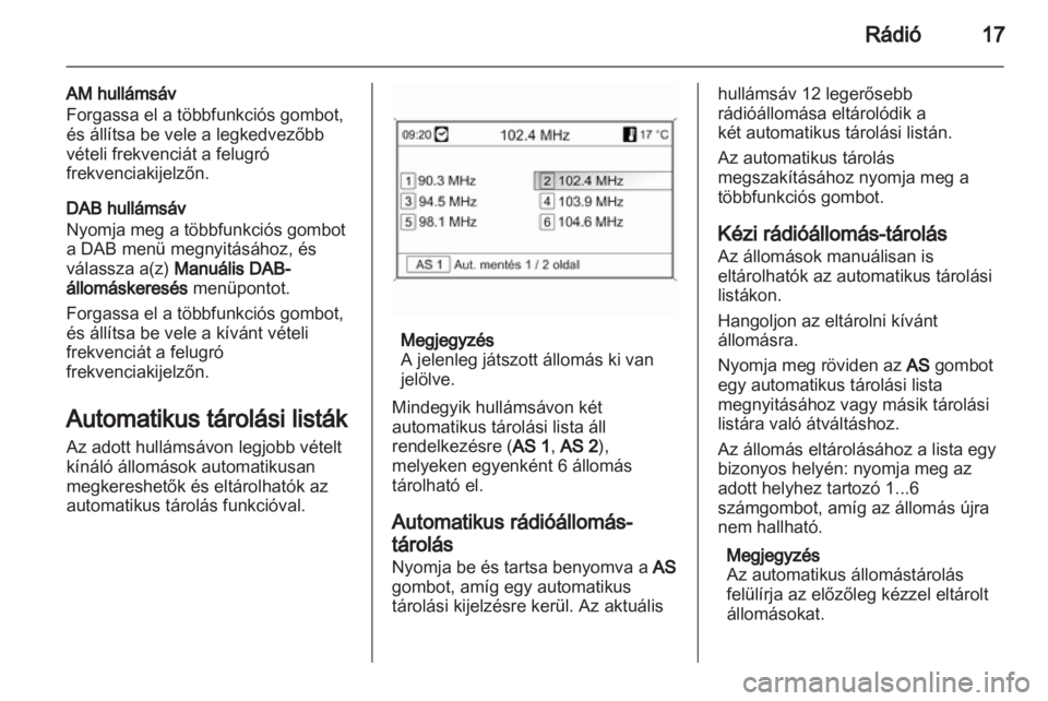 OPEL MOKKA 2013  Infotainment kézikönyv (in Hungarian) 