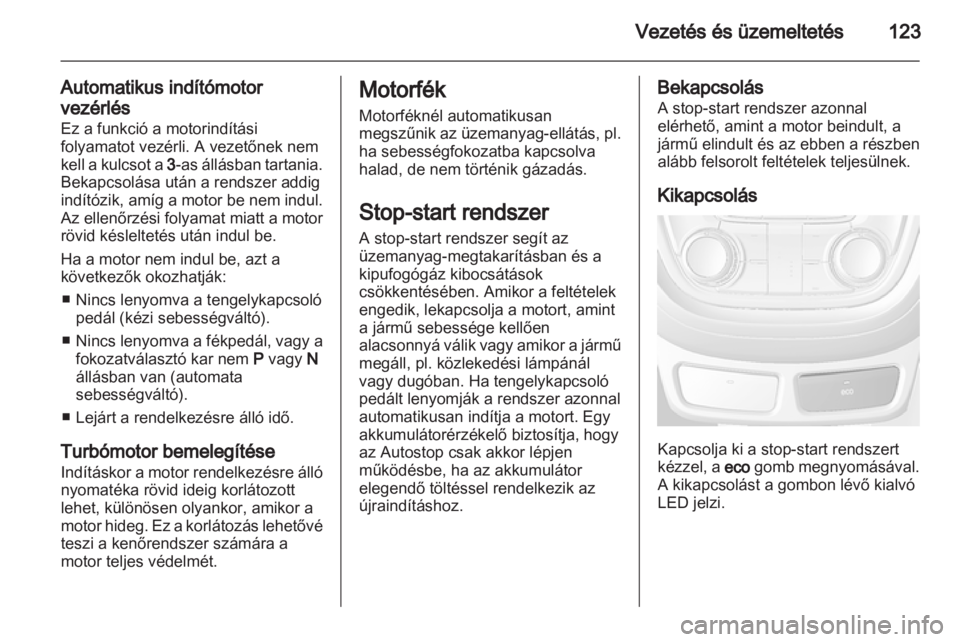 OPEL MOKKA 2013  Kezelési útmutató (in Hungarian) 