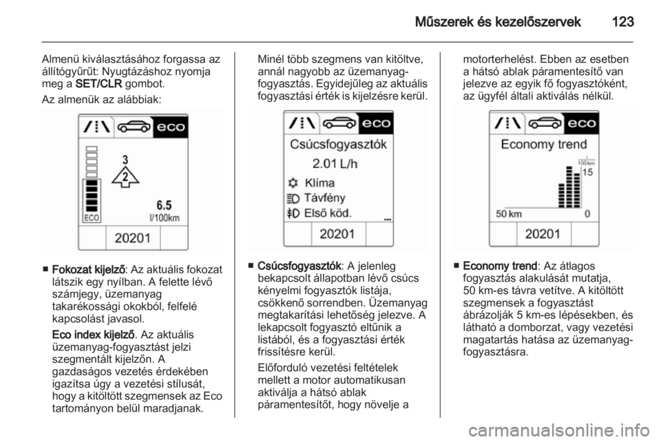 OPEL ZAFIRA TOURER 2013.5  Kezelési útmutató (in Hungarian) 