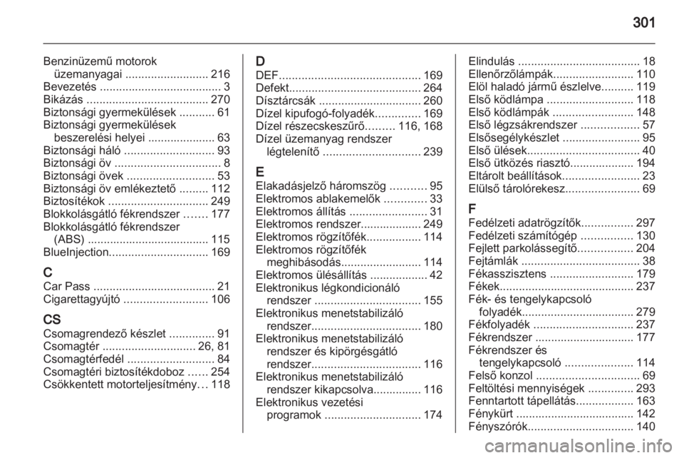 OPEL ZAFIRA TOURER 2013.5  Kezelési útmutató (in Hungarian) 