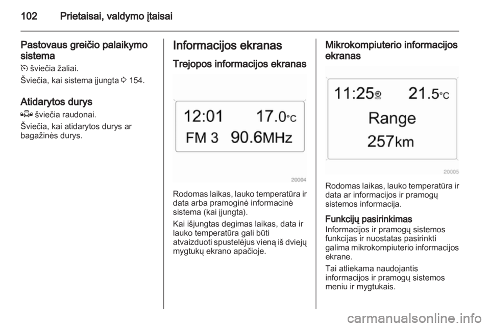 OPEL ASTRA H 2010.5  Savininko vadovas (in Lithuanian)  OPEL ASTRA H 2010.5  Savininko vadovas (in Lithuanian)