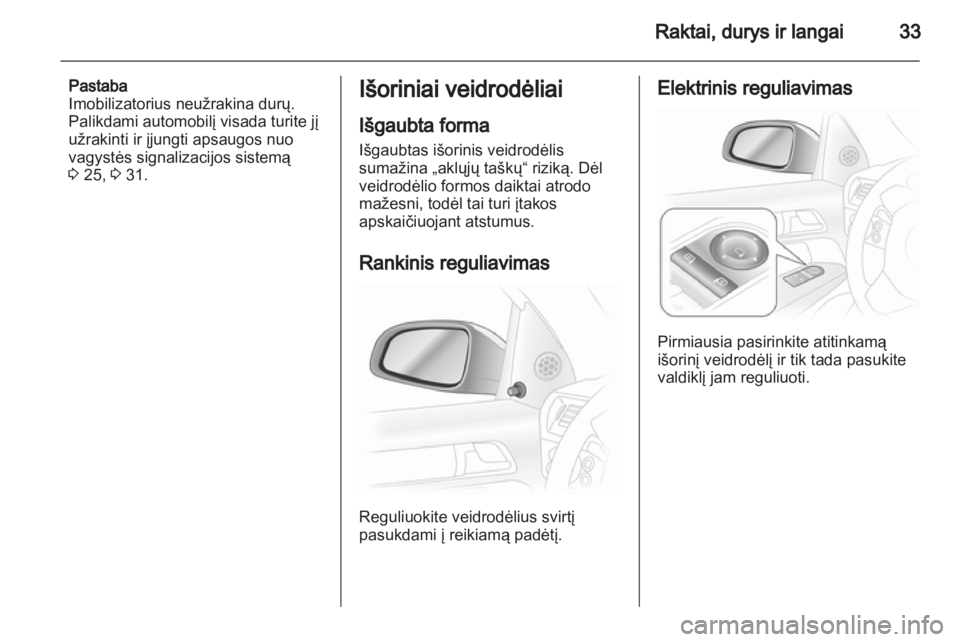 OPEL ASTRA H 2010.5  Savininko vadovas (in Lithuanian) 