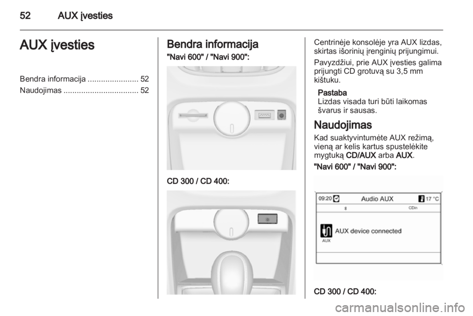 OPEL ASTRA J 2012  Informacijos ir pramogų sistemos vadovas (in Lithuanian) 