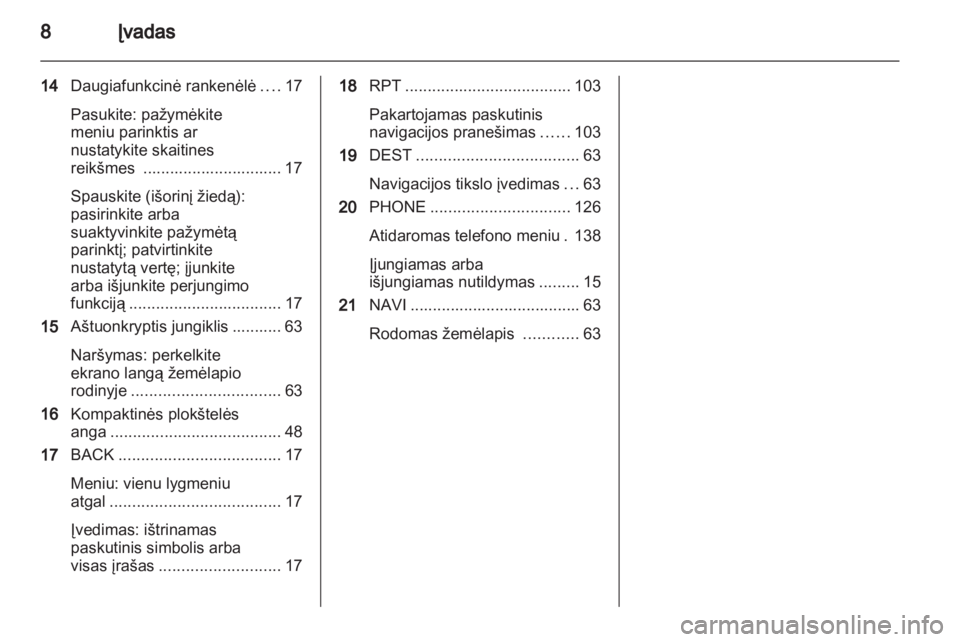 OPEL ASTRA J 2013  Informacijos ir pramogų sistemos vadovas (in Lithuanian) 