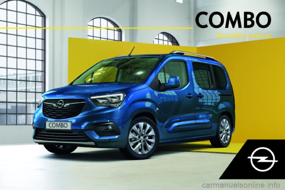 OPEL COMBO E 2019.1  Savininko vadovas (in Lithuanian) 