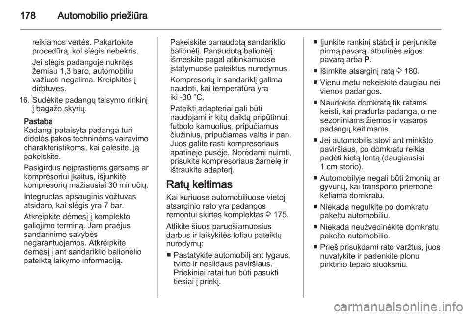 OPEL CORSA 2013 Savininko vadovas (in Lithuanian) OPEL CORSA 2013 Savininko vadovas (in Lithuanian)