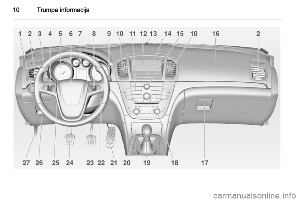 OPEL INSIGNIA 2010.5  Savininko vadovas (in Lithuanian) 