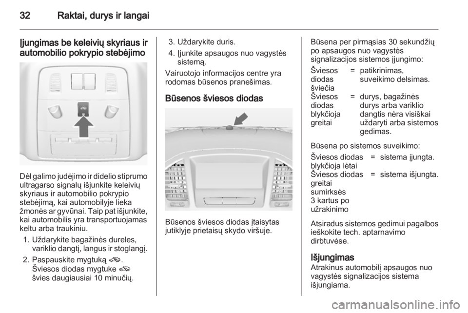 OPEL INSIGNIA 2011  Savininko vadovas (in Lithuanian) 