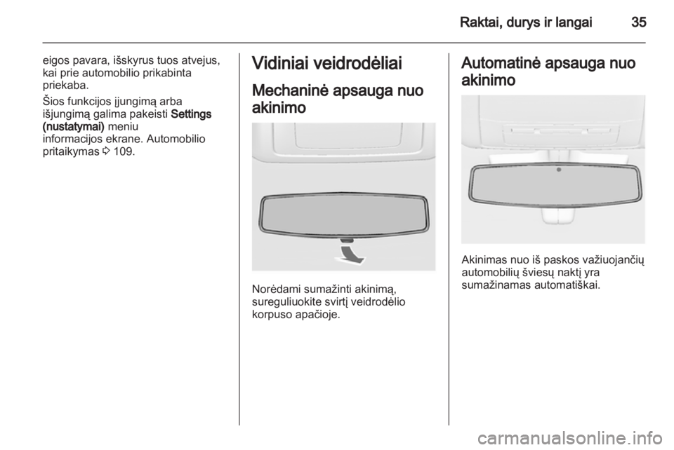 OPEL INSIGNIA 2011  Savininko vadovas (in Lithuanian) 