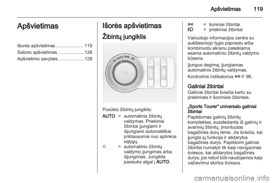 OPEL INSIGNIA 2012.5  Savininko vadovas (in Lithuanian) 