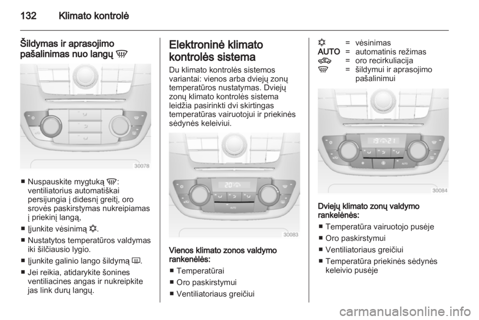 OPEL INSIGNIA 2012.5  Savininko vadovas (in Lithuanian) 