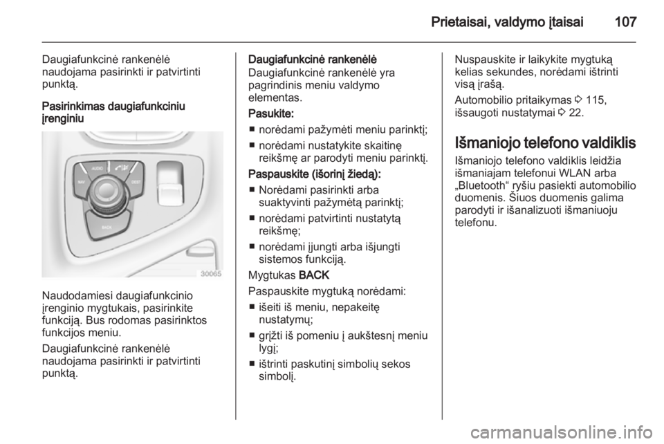 OPEL INSIGNIA 2013.5  Savininko vadovas (in Lithuanian) 