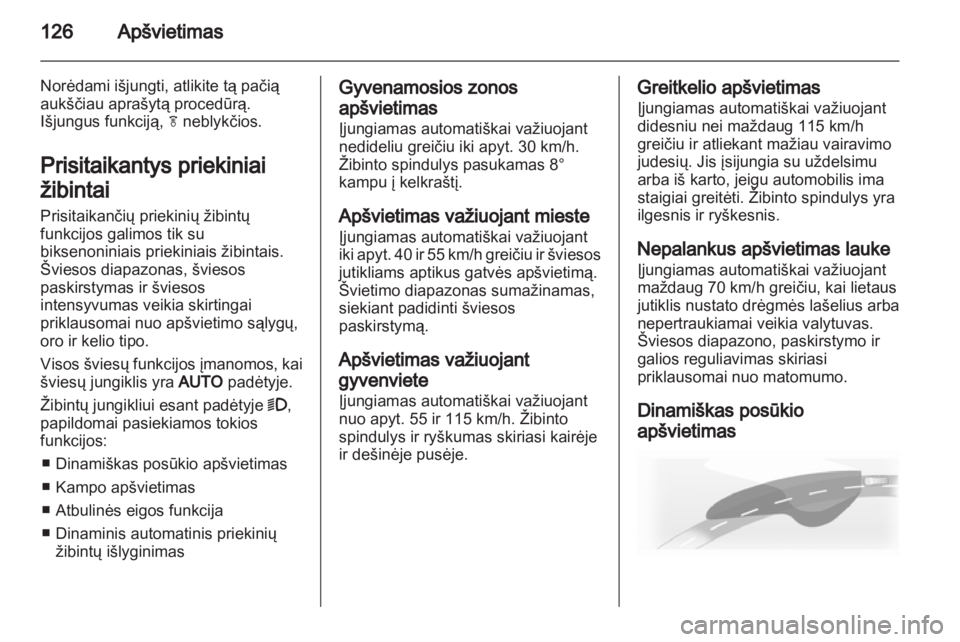 OPEL INSIGNIA 2013.5  Savininko vadovas (in Lithuanian) 