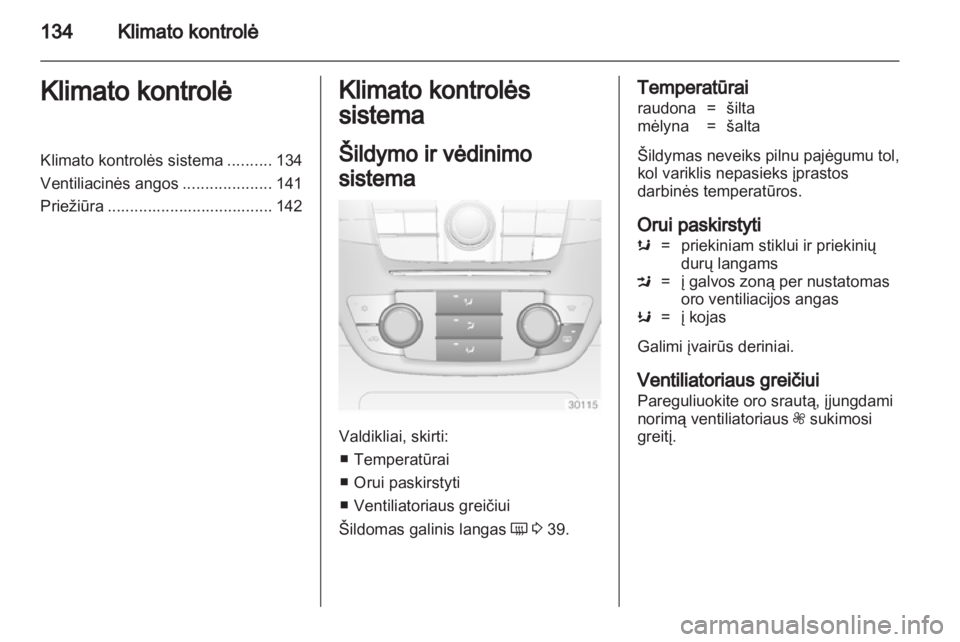OPEL INSIGNIA 2013.5  Savininko vadovas (in Lithuanian) 