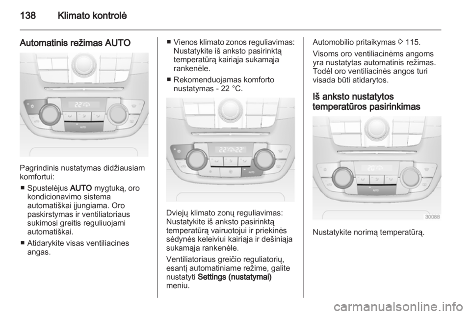 OPEL INSIGNIA 2013.5  Savininko vadovas (in Lithuanian) 