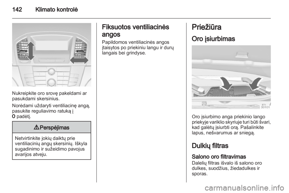 OPEL INSIGNIA 2013.5  Savininko vadovas (in Lithuanian) 