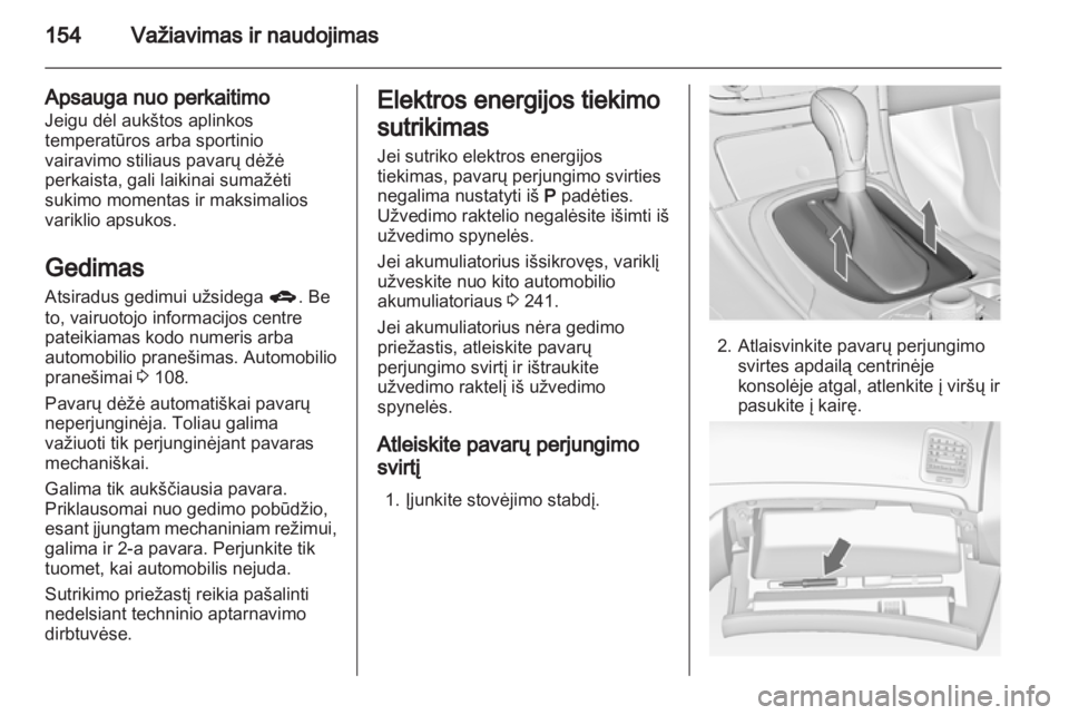 OPEL INSIGNIA 2013.5  Savininko vadovas (in Lithuanian) 