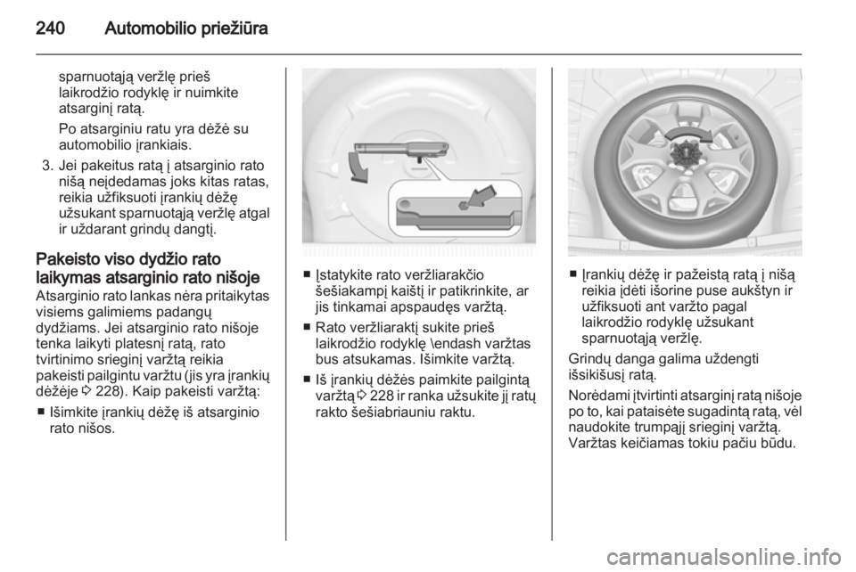 OPEL INSIGNIA 2013.5  Savininko vadovas (in Lithuanian) 