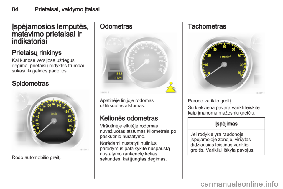 OPEL ZAFIRA 2011  Savininko vadovas (in Lithuanian) 