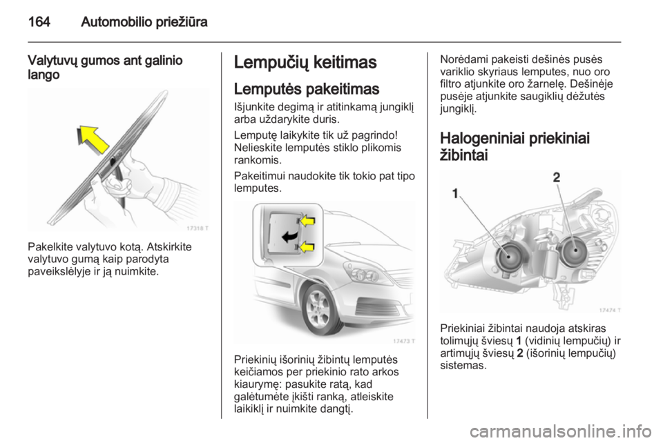 OPEL ZAFIRA 2013  Savininko vadovas (in Lithuanian) 