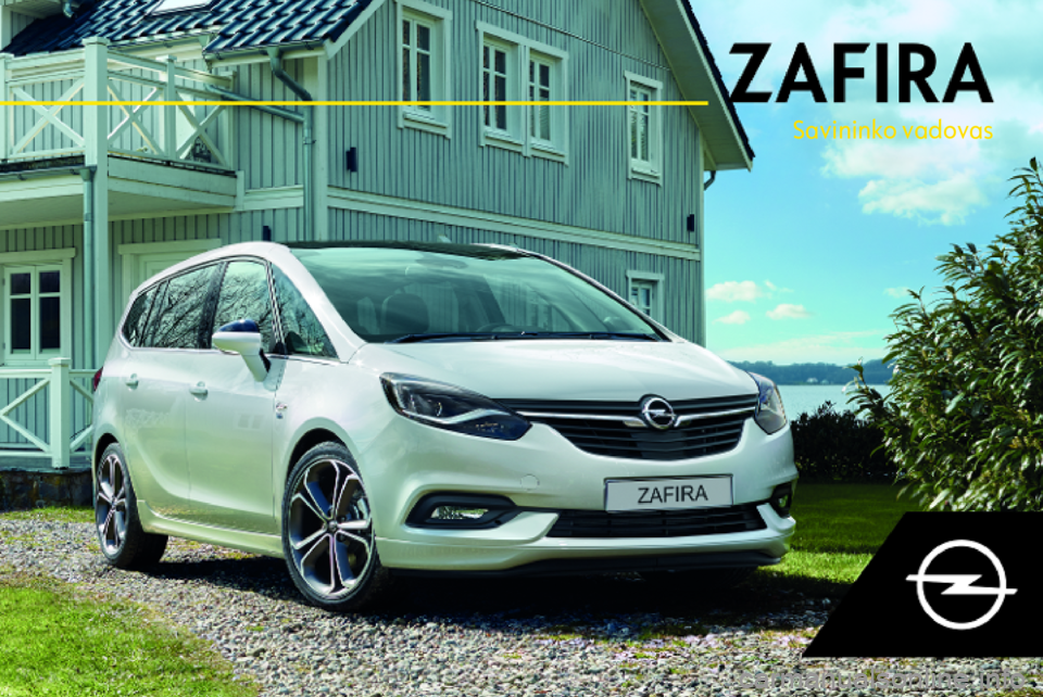 OPEL ZAFIRA C 2019  Savininko vadovas (in Lithuanian) 