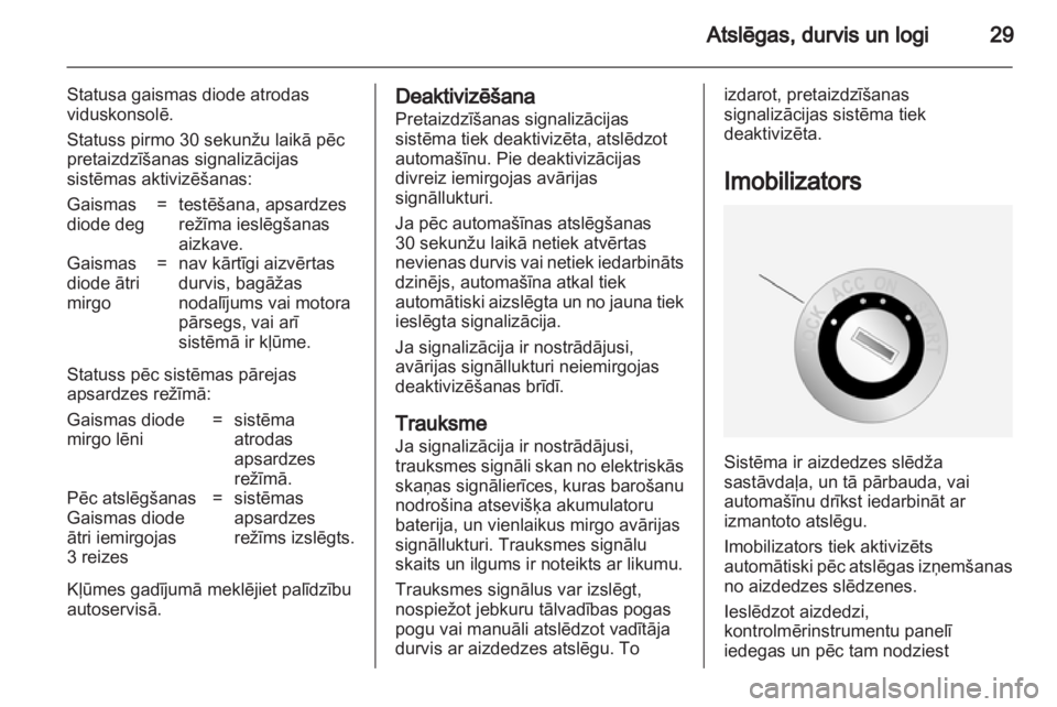 OPEL ANTARA 2013.5  Īpašnieka rokasgrāmata (in Latvian) 