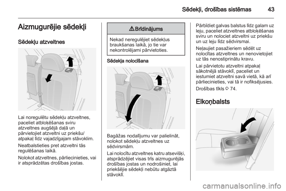 OPEL ANTARA 2013.5  Īpašnieka rokasgrāmata (in Latvian) 