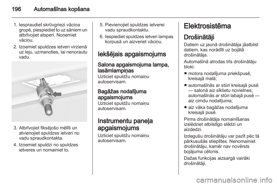 OPEL ASTRA J 2011.5  Īpašnieka rokasgrāmata (in Latvian) 