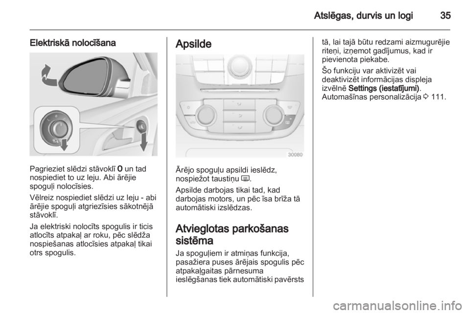 OPEL INSIGNIA 2011.5  Īpašnieka rokasgrāmata (in Latvian) 