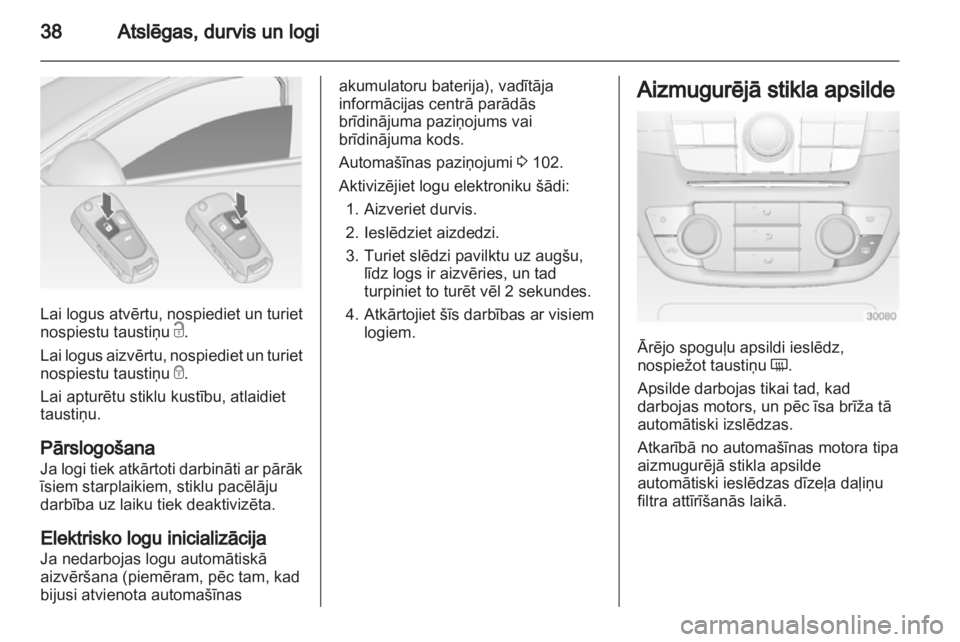 OPEL INSIGNIA 2011.5  Īpašnieka rokasgrāmata (in Latvian) 